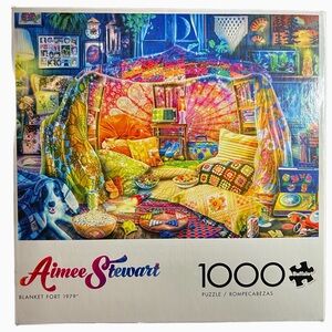 Buffalo Games Aimee Stewart Blanket Fort 1979 1000 Piece Jigsaw Puzzle Complete
